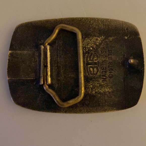 BASIC TOOL SUPPLY- PRIVATE PLANE - Brass belt buckle. Made in USA, cali- 1978 - Picture 4 of 7